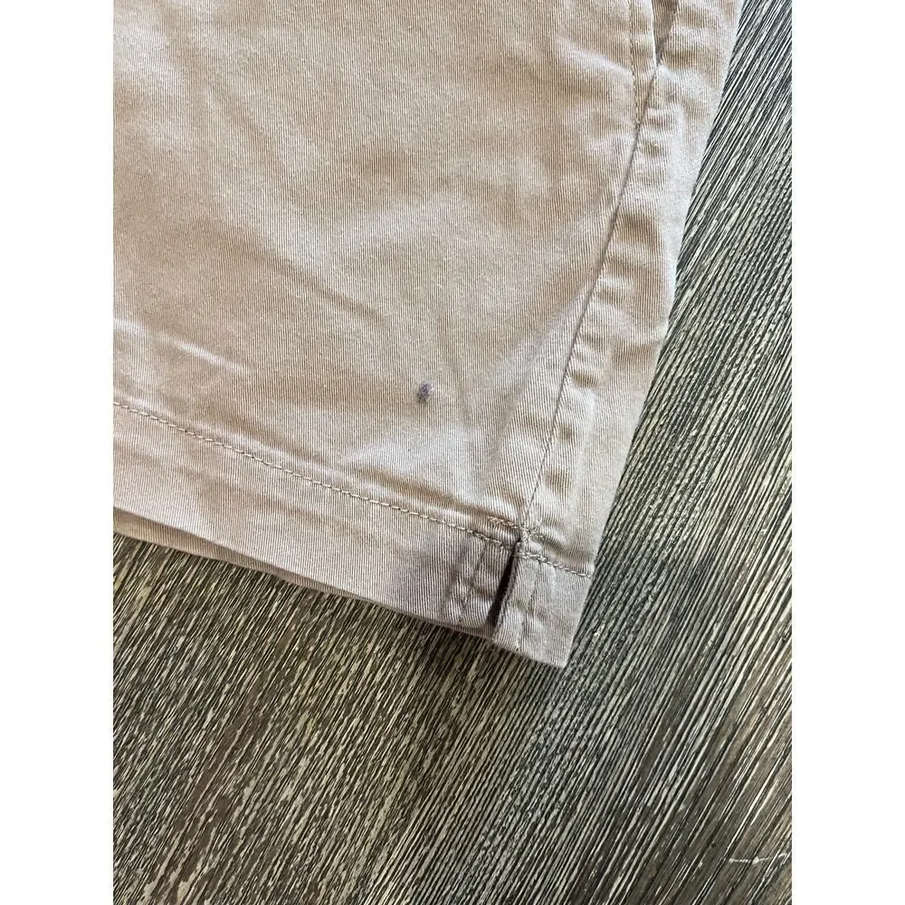 Soho Jeans New York & Company Chino Shorts Mid Rise Cotton Blend Tan Size 12